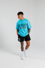 Athletic Tee Turquoise