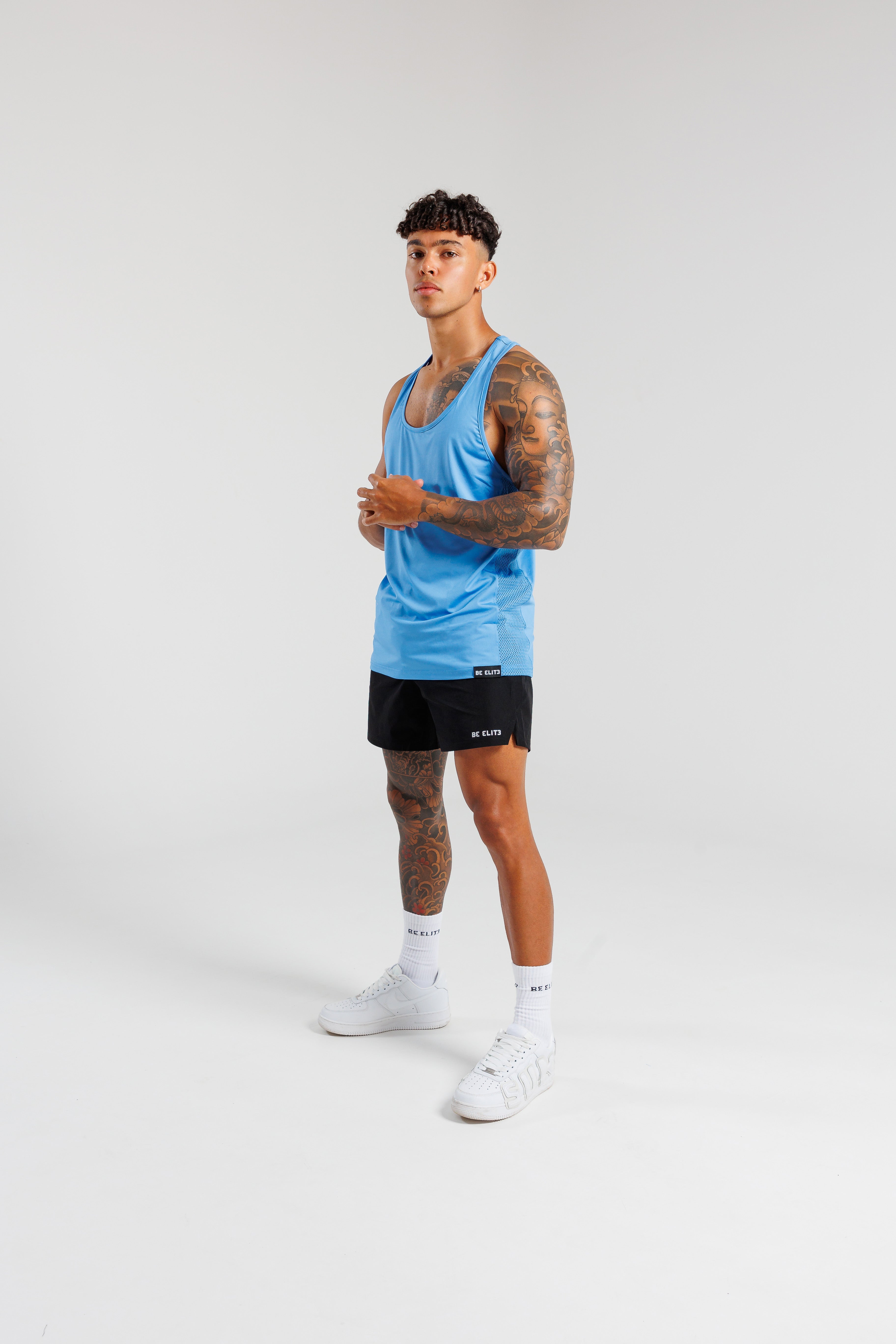 Legacy Mens Singlet Marina Blue